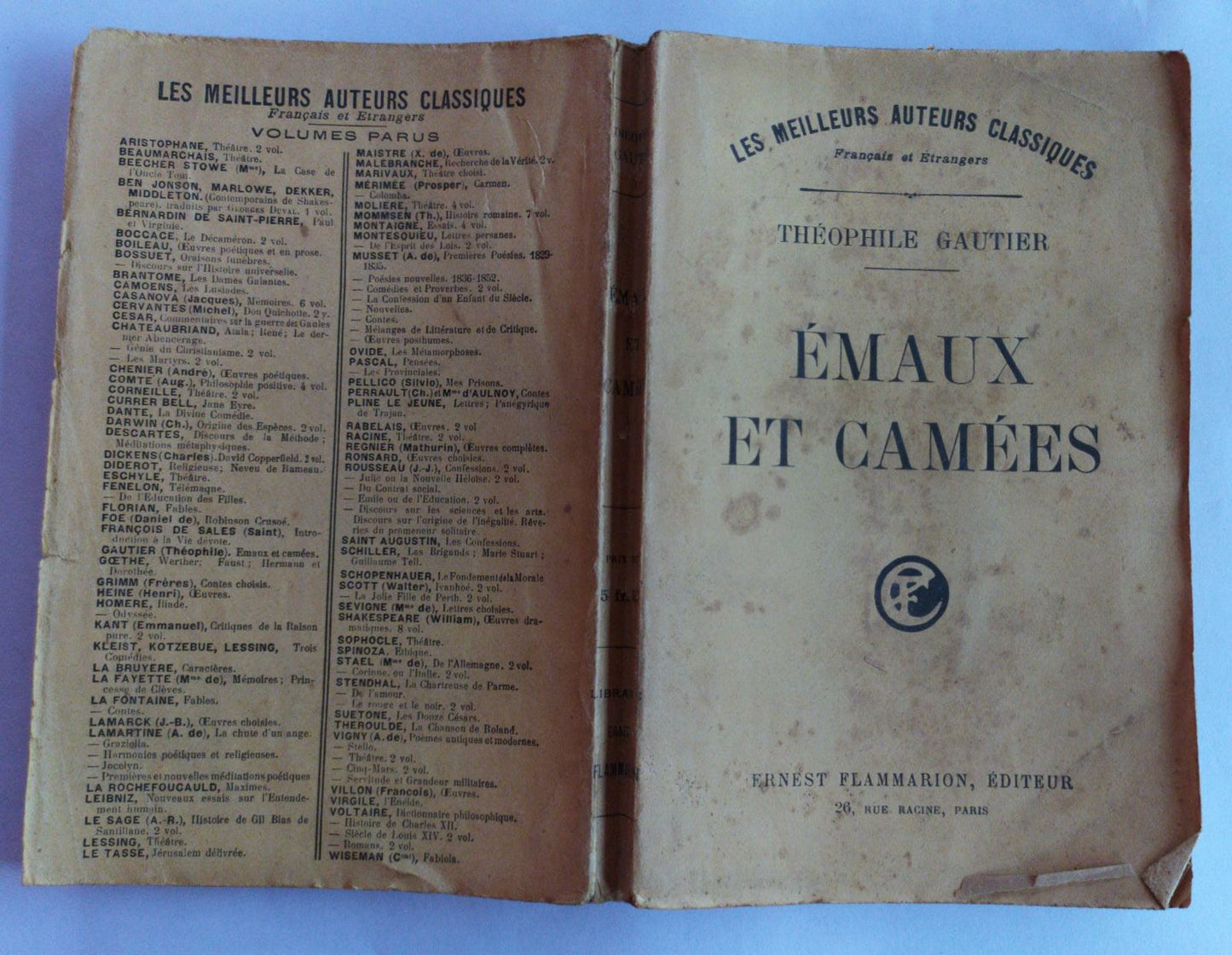 Emaux et camees - copertina