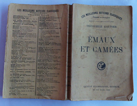 Emaux et camees - copertina
