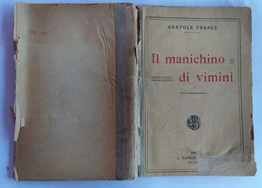 Il manichino di vimini - copertina