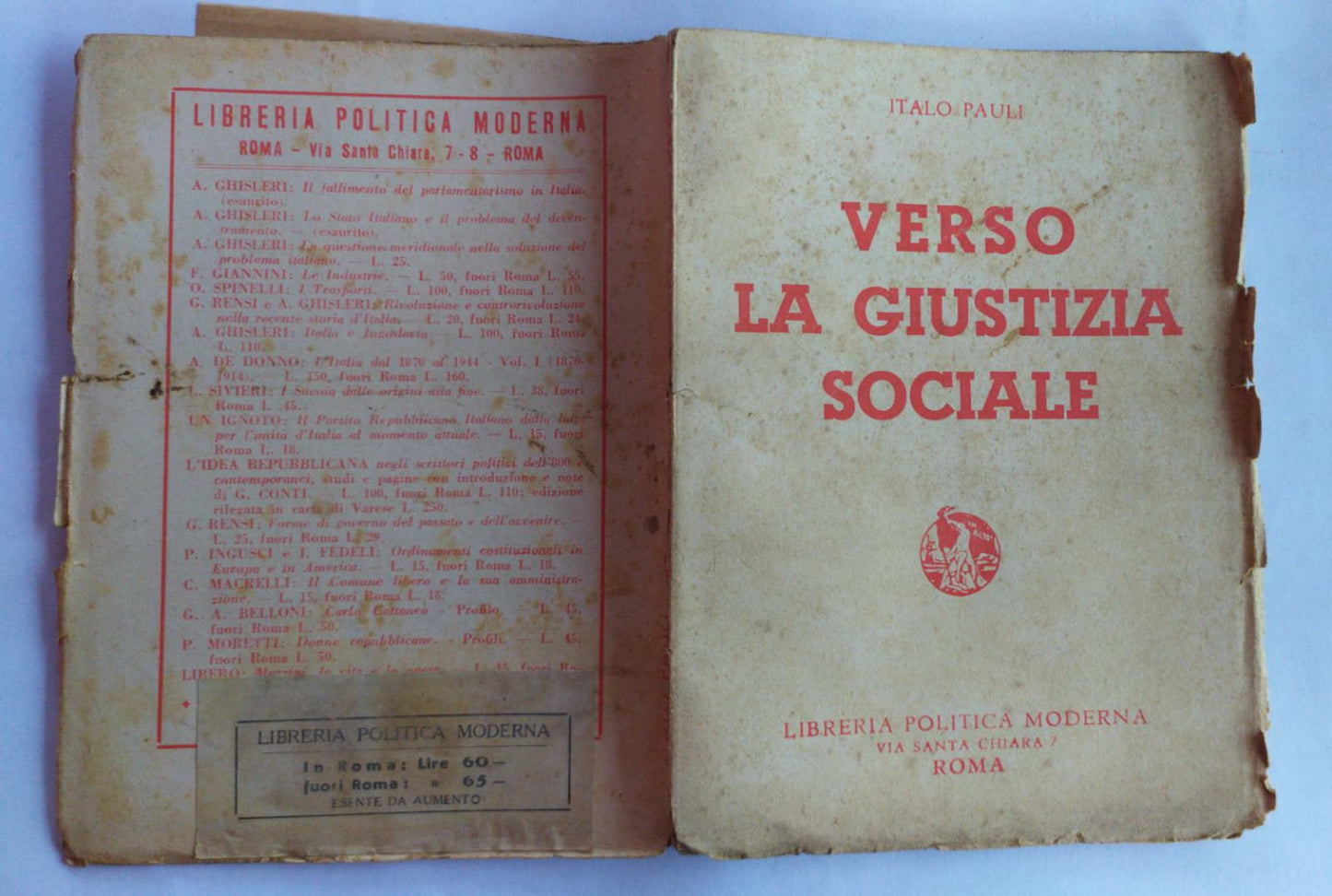 Verso la giustizia sociale - copertina