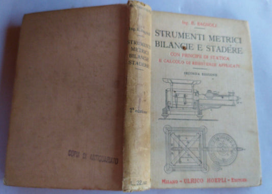 Strumenti metrici bilancie e stadere - copertina