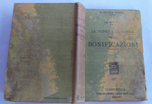 La tecnica e la pratica delle bonificazioni - copertina