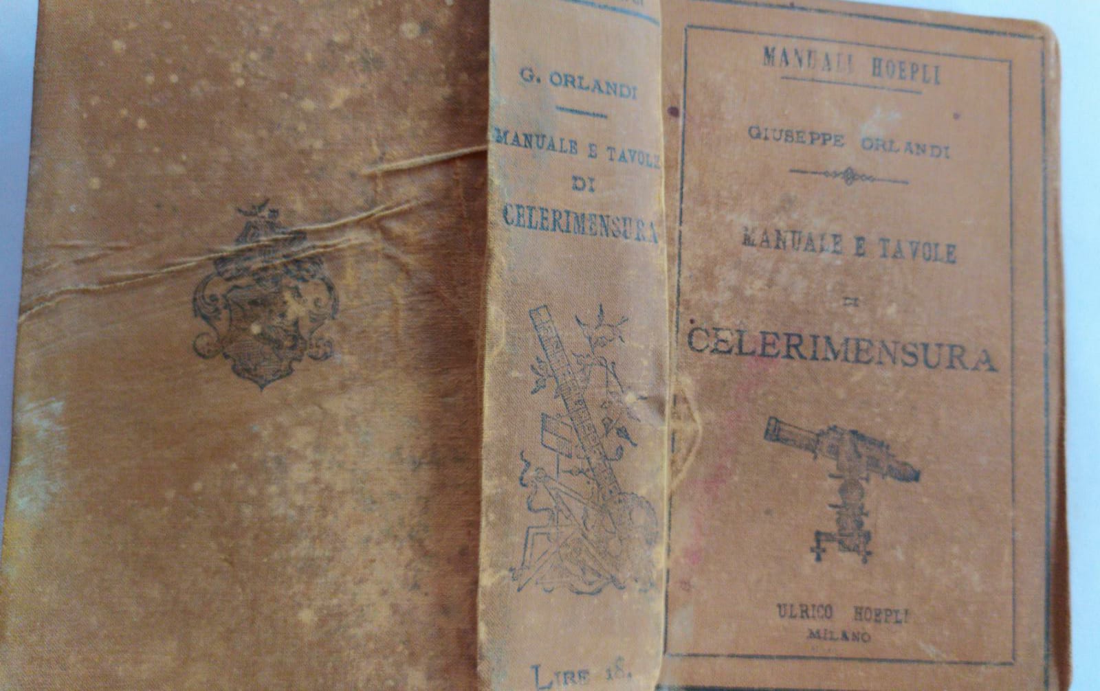 Manuale e tavole di Celerimensura - copertina