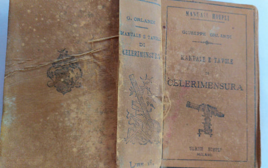Manuale e tavole di Celerimensura - copertina