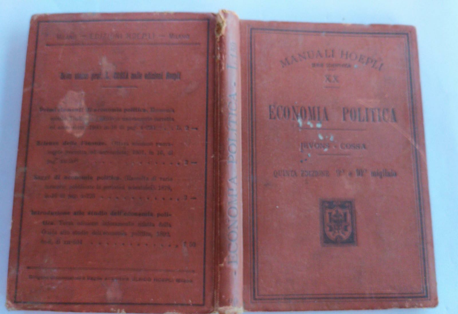 Economia politica - copertina