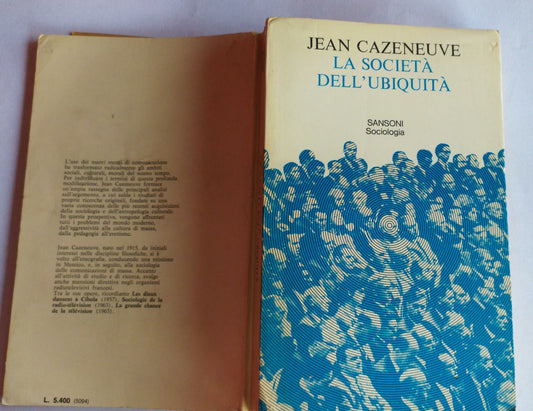 La societa' dell'ubiquita' - copertina