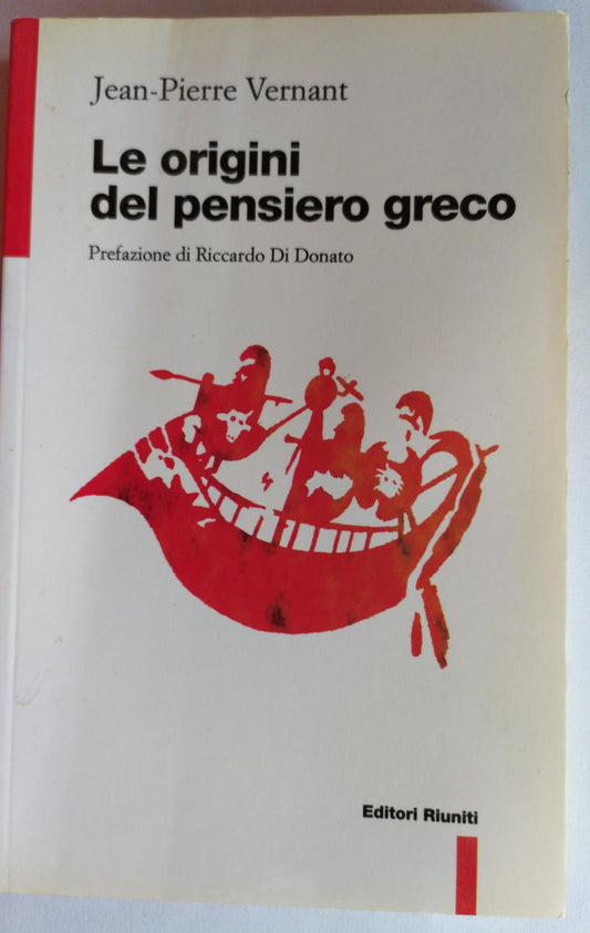 Le origini del pensiero greco - copertina