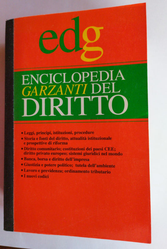 Enciclopedia Garzanti del diritto - copertina