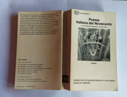 Poesia italiana del Novecento Volume I - copertina