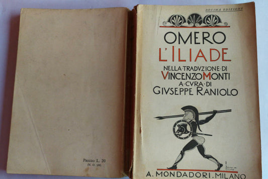 L'Omero L'Iliade - copertina
