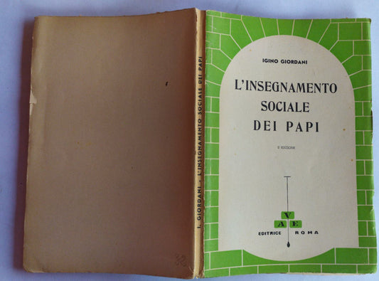 L'insegnamento sociale dei papi - copertina