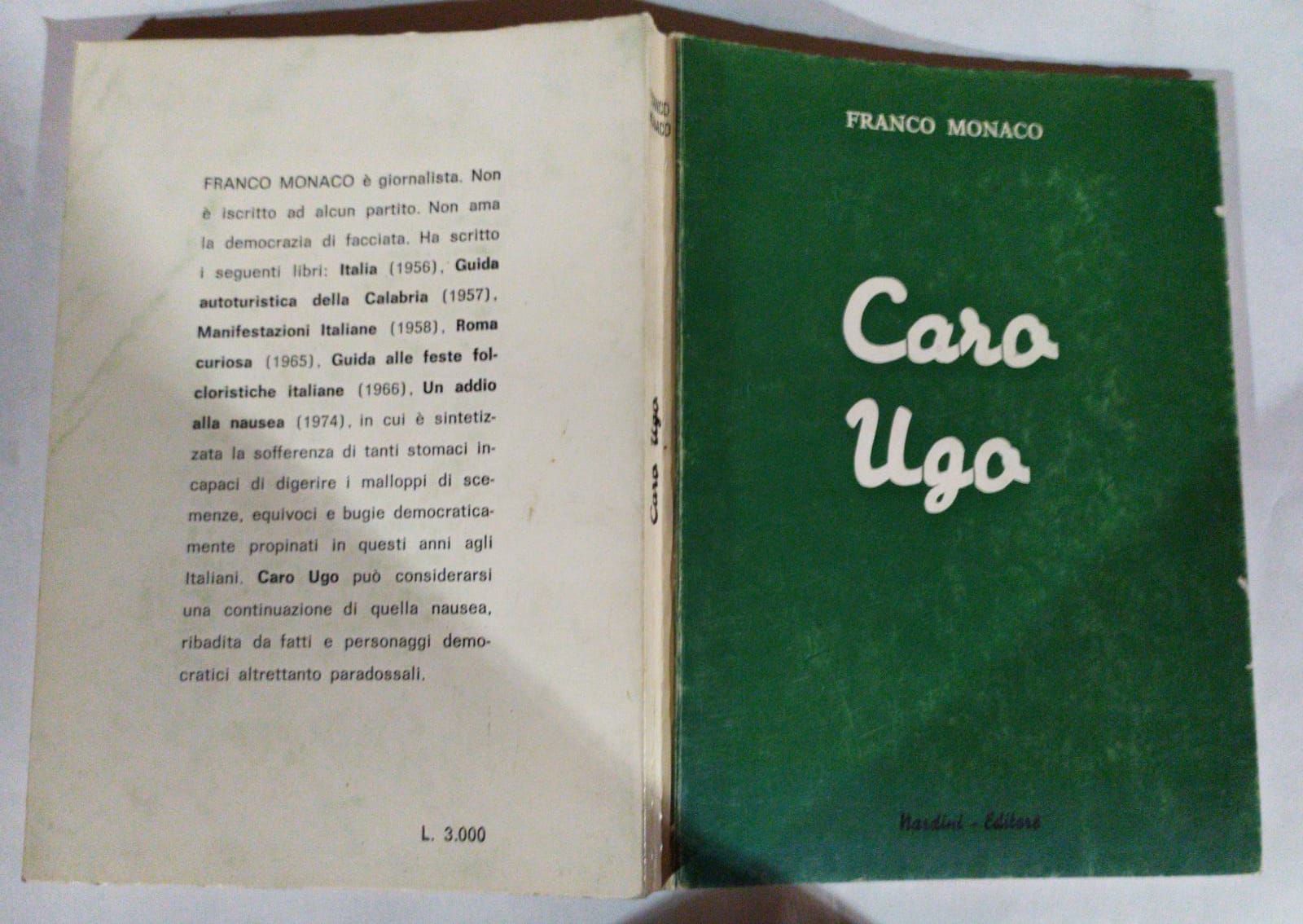 Caro Ugo - copertina