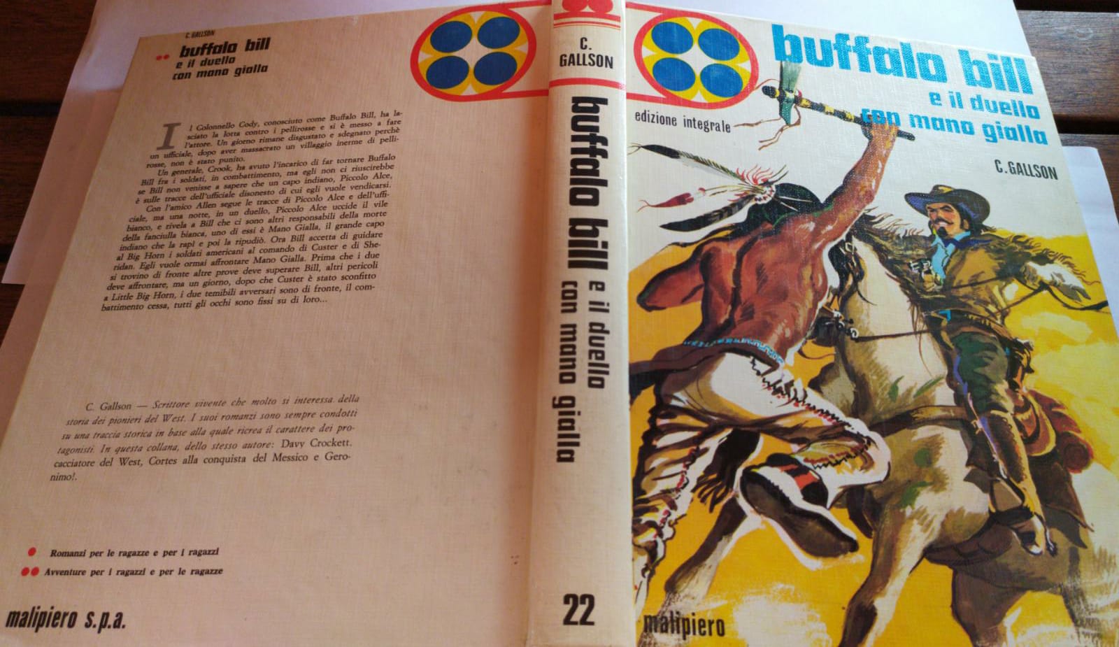 Buffalo Bill e il duello con mano gialla - copertina