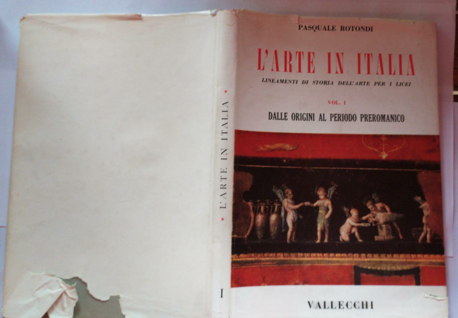 L'arte in Italia Volume I Dalle origini al periodo preromanico - copertina