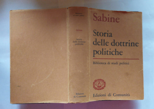 Storia delle dottrine politiche - copertina