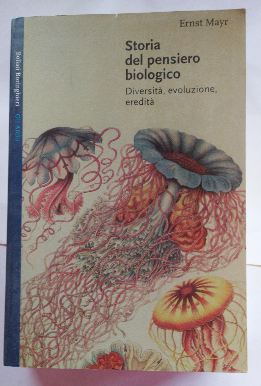 Storia del pensiero biologico - copertina