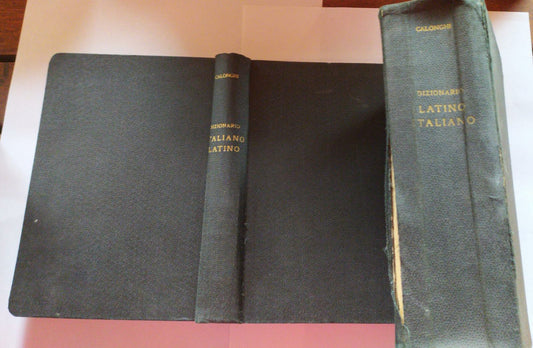 Dizionario della lingua latina. Volume I II  Italiano-latino, latino-italiano interamente rifusa ed aggiornata - copertina