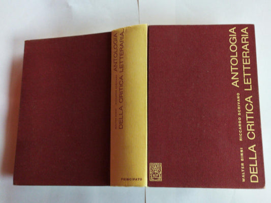 Antologia della critica letteraria - copertina