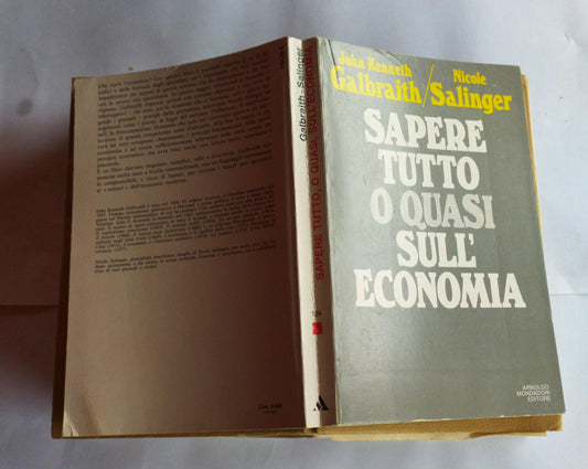 Sapere tutto o quasi sull'economia - copertina