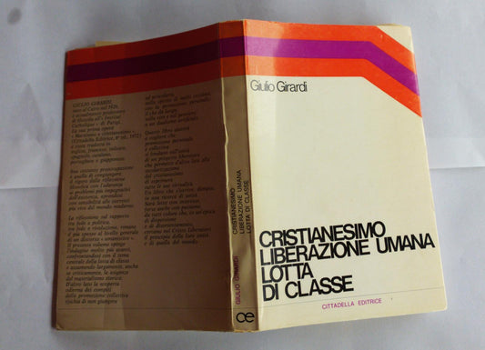 Cristianesimo liberazione umana lotta di classe - copertina