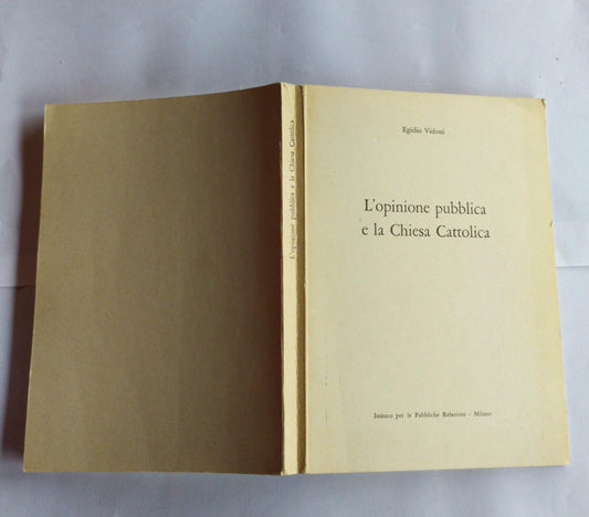 L'opinione pubblica e la Chiesa Cattolica - copertina