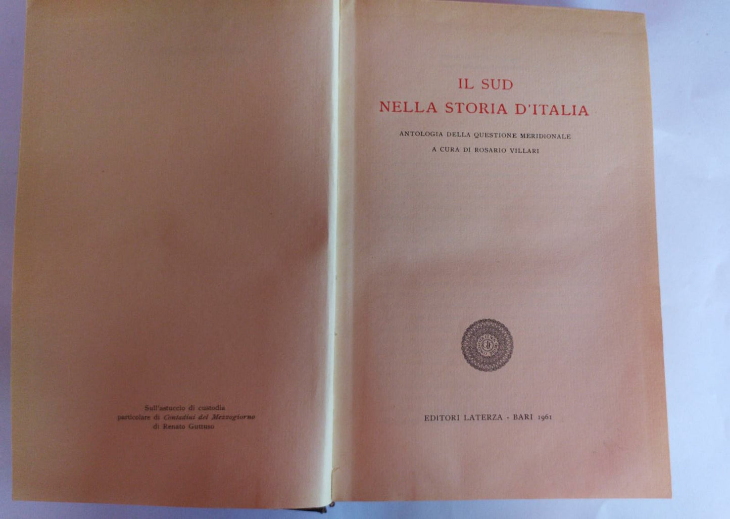 Il sud nella storia d'Italia - copertina