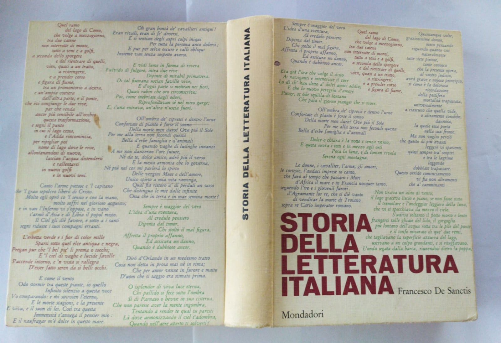 Storia della letteratura italiana - copertina