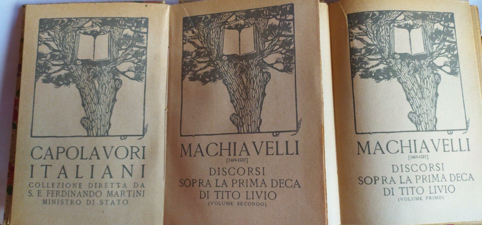 Discorsi sopra la prima deca di Tito Livio Volume I II - copertina