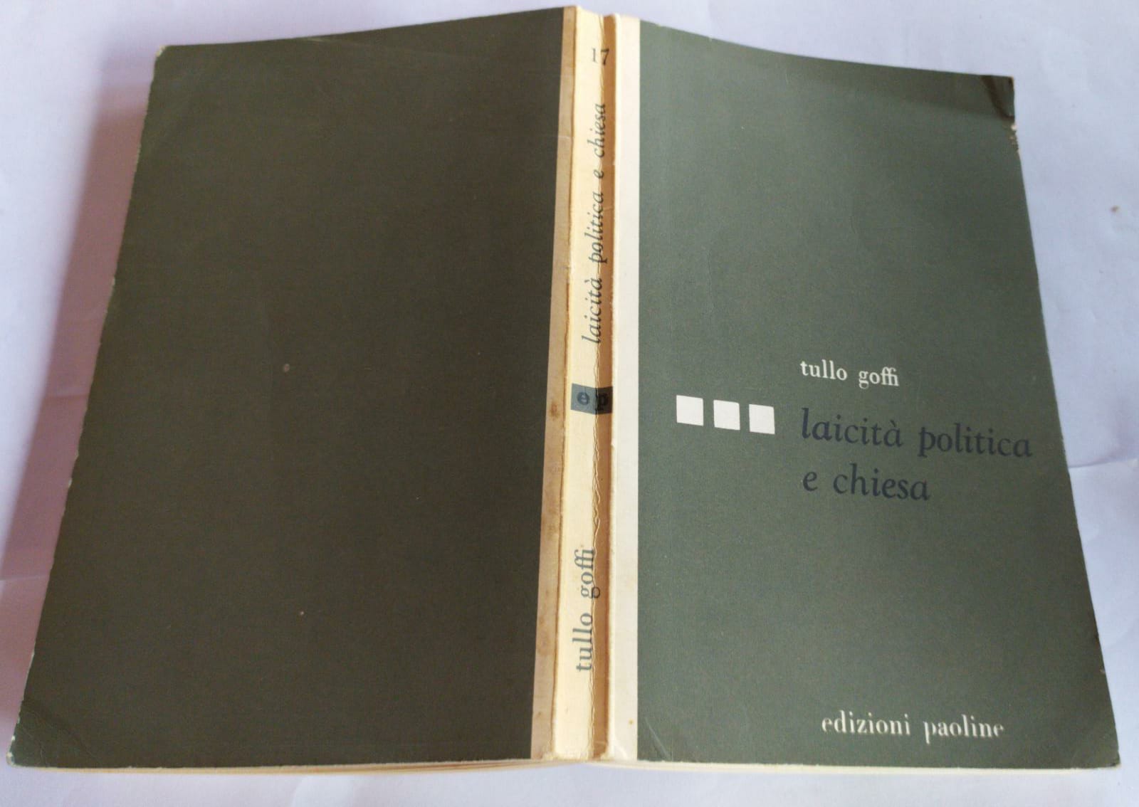Laicita' politica e chiesa - copertina