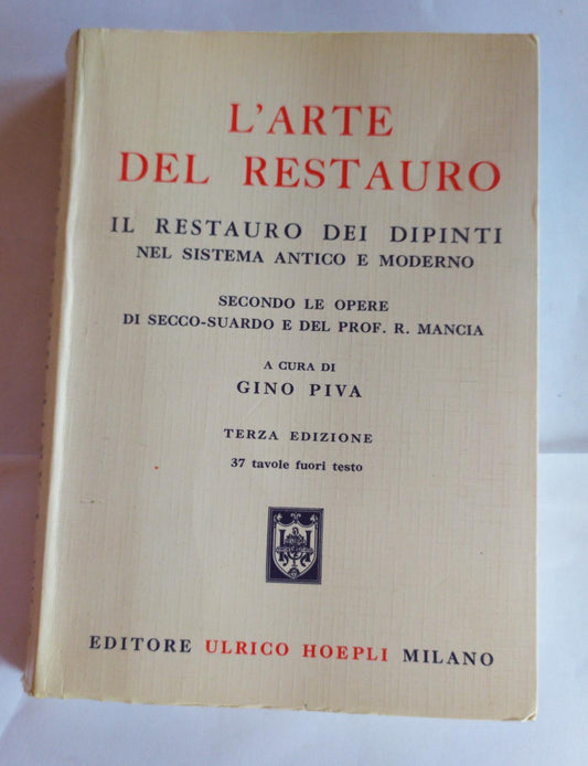 L'arte del restauro - copertina