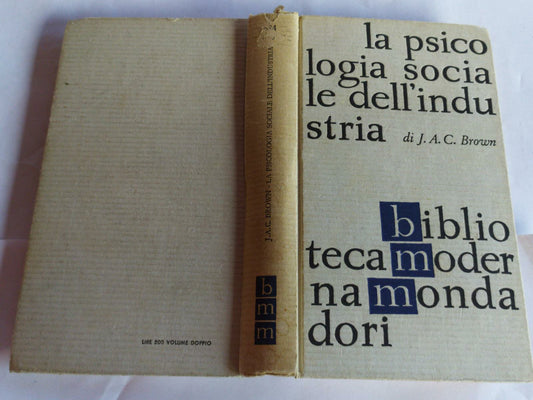 La psicologia sociale dell'industria - copertina