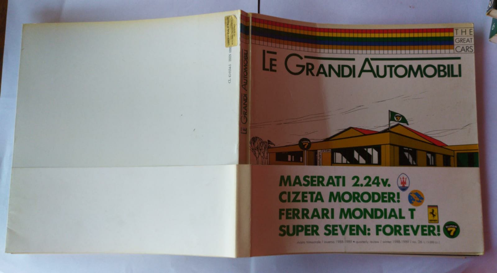 Le Grandi Automobili. The great cars - copertina