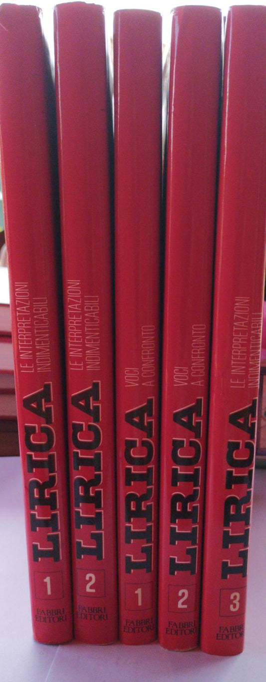 Enciclopedia Lirica. Le interpretazioni indimenticabili Volume 1,2,3. Voci a confronto Volume 1,2. - copertina