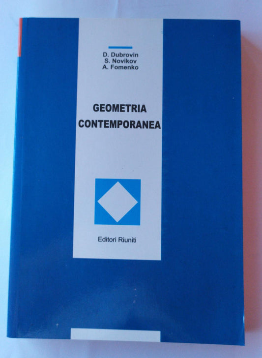 Geometria contemporanea. Vol. III. Metodi della teoria delle omologie - copertina