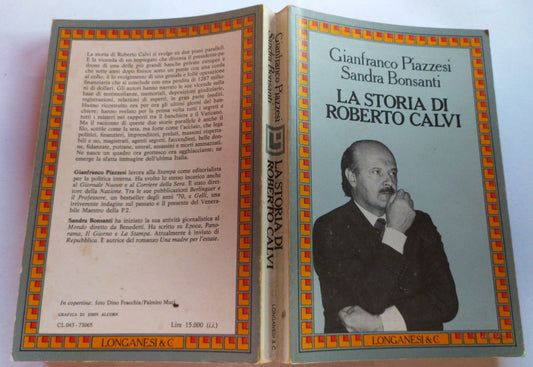 La storia di Roberto Calvi - copertina