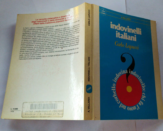 Indovinelli italiani - copertina