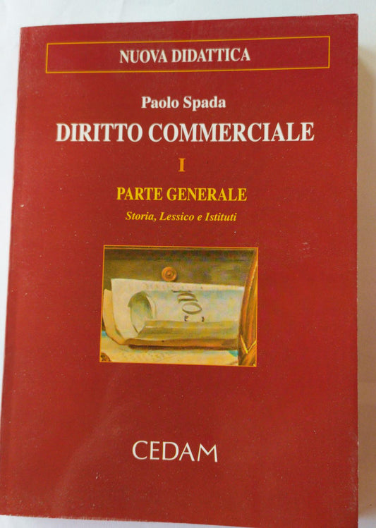 Diritto commerciale I Parte Generale - copertina