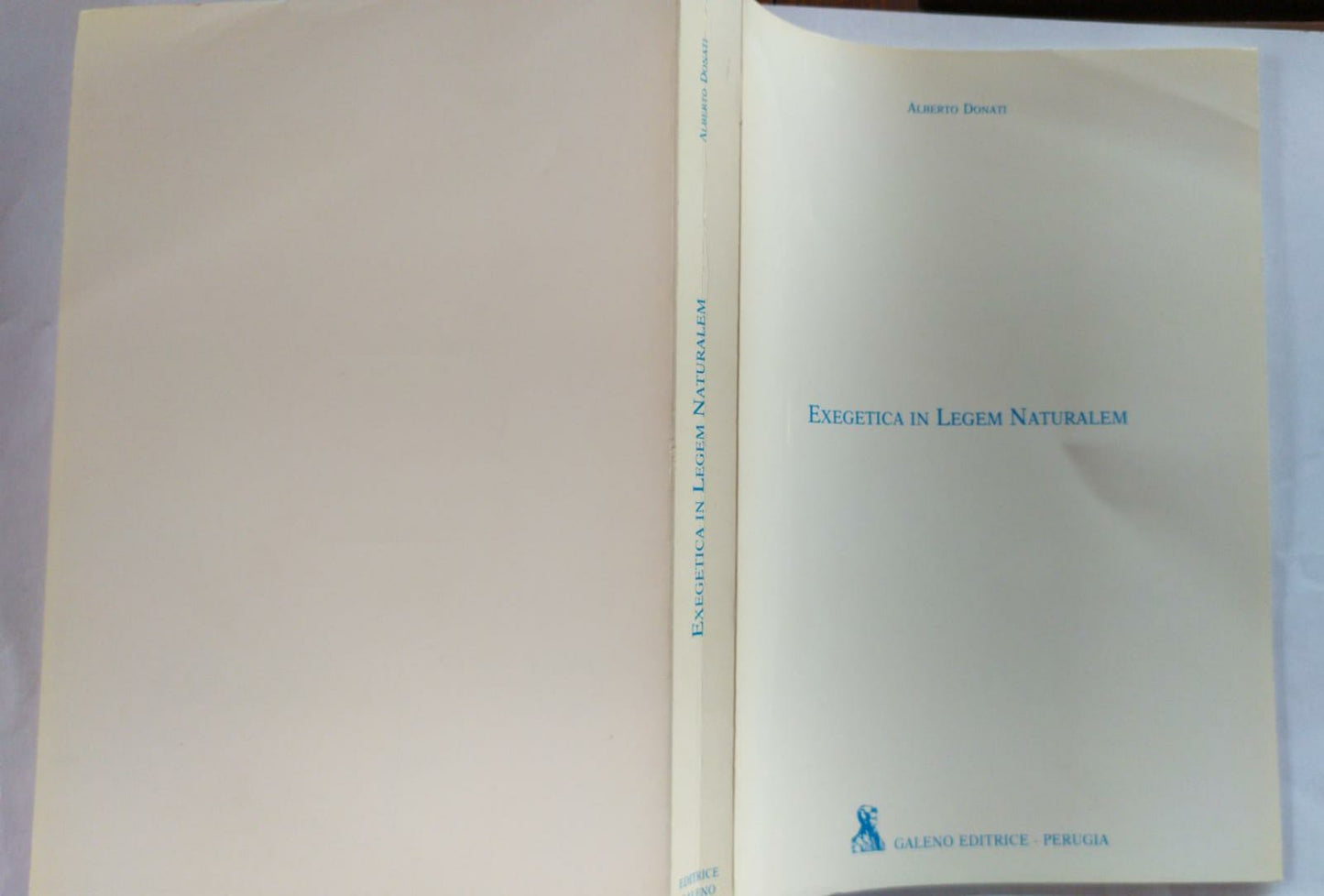 Exegetica in Legem Naturalem - copertina
