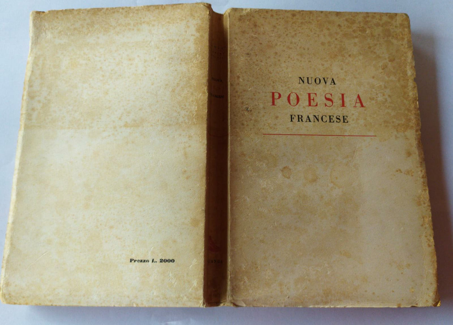 Nuova poesia francese - copertina