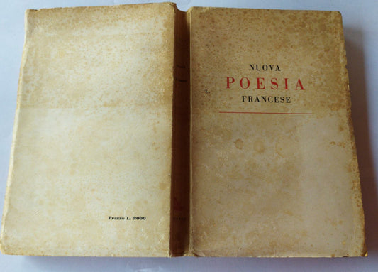Nuova poesia francese - copertina