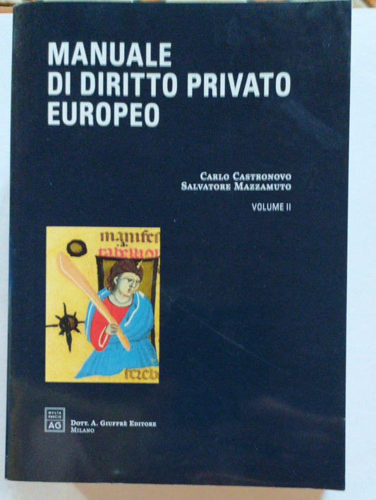 Manuale di diritto privato volume II - copertina