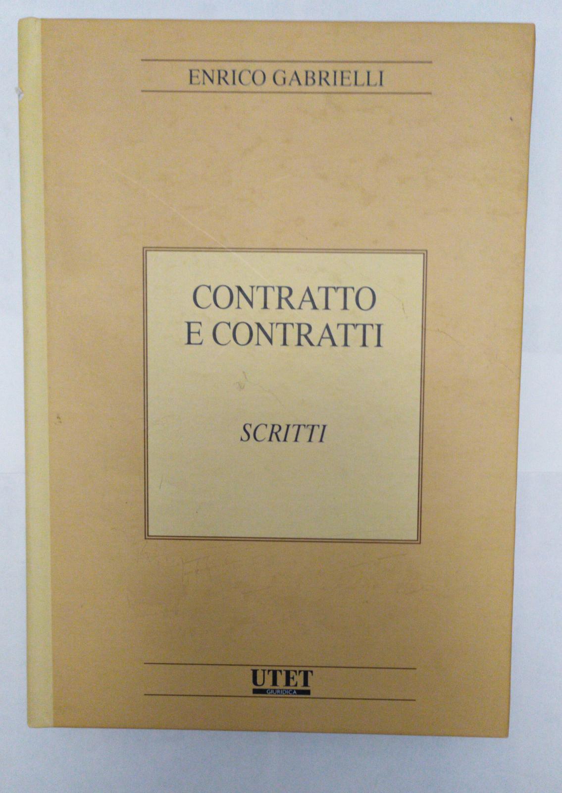 Contratto e contratti scritti - copertina