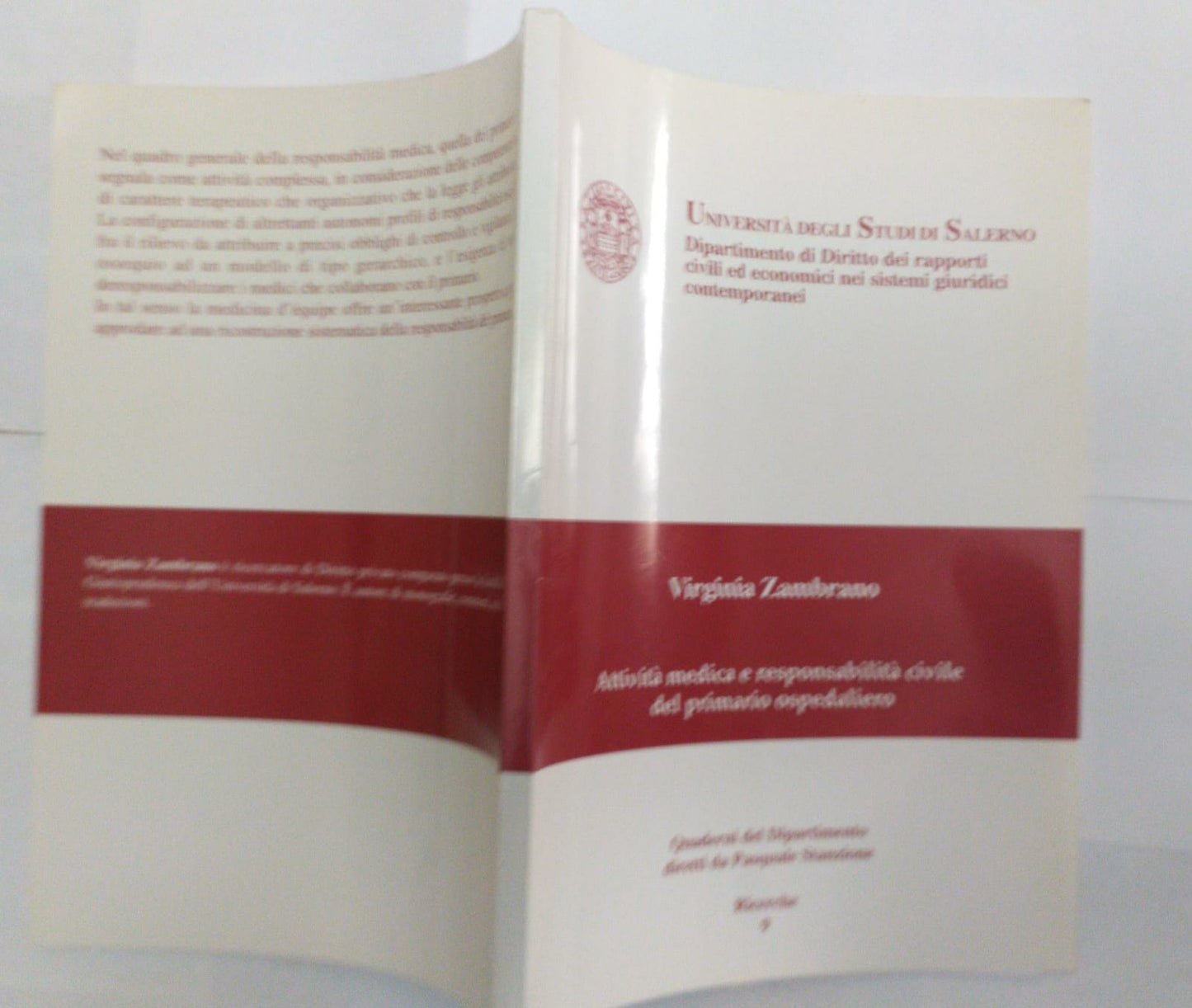 Attività medica e responsabilità civile del primato ospedaliero - copertina