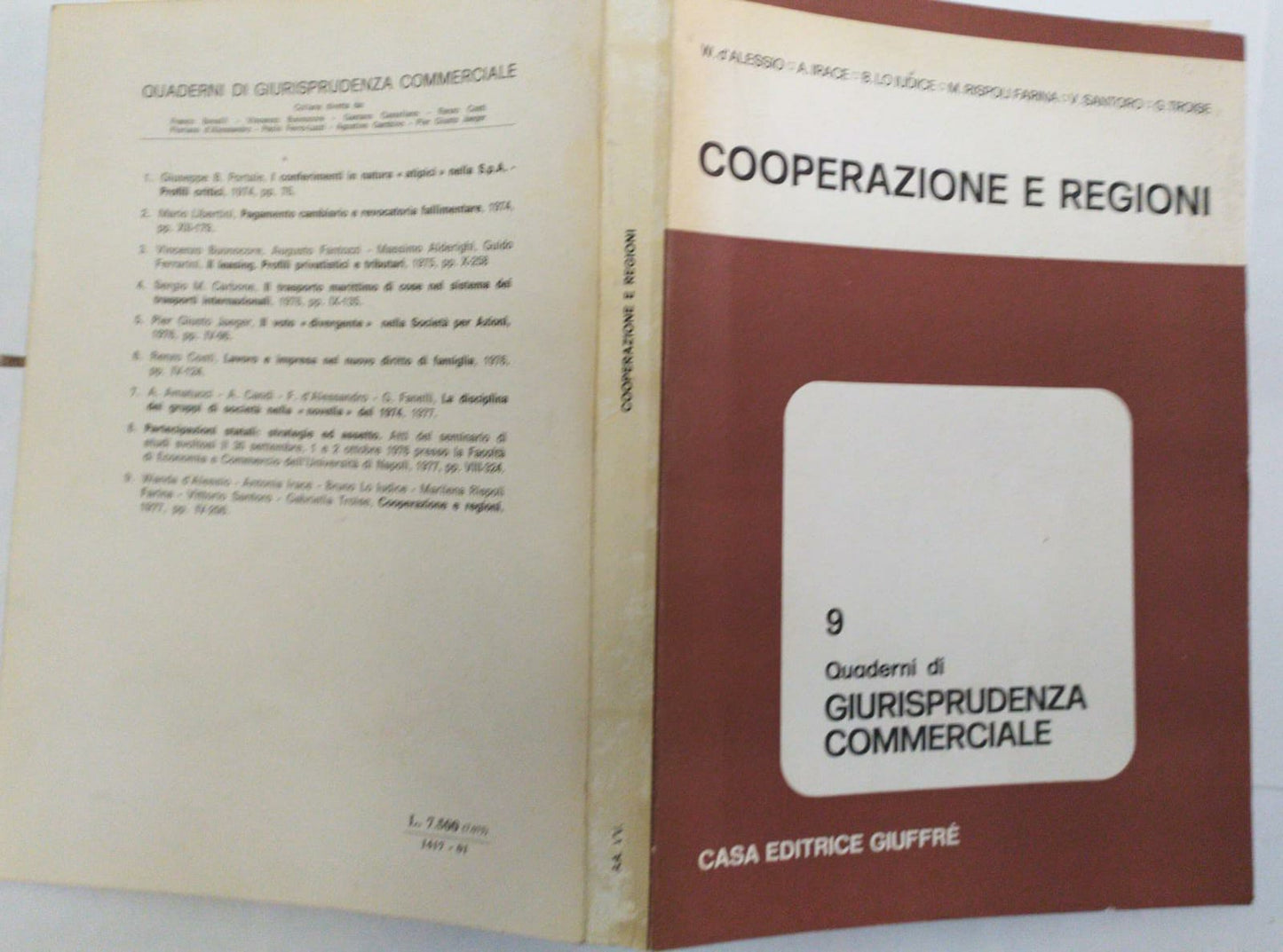 Cooperazione e regioni - copertina