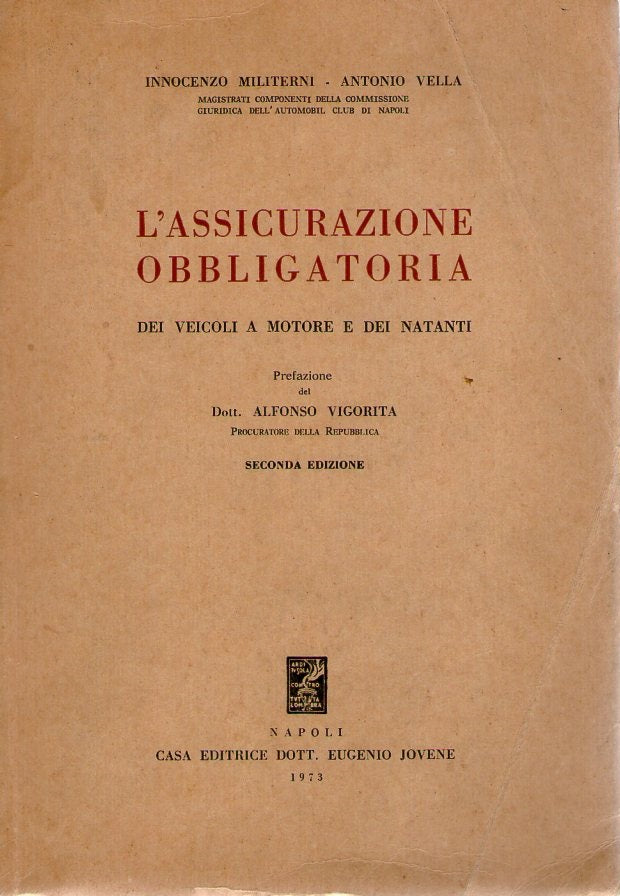 L'ASSICURAZIONE OBBLIGATORIA - copertina
