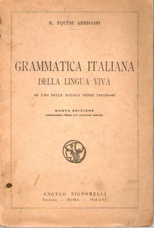 Grammatica italiana della lingua viva - copertina