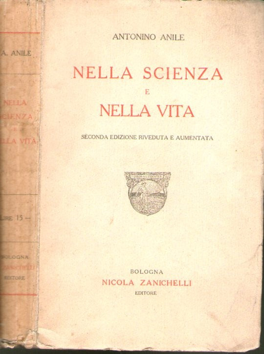 Nella scienza e nella vita - copertina