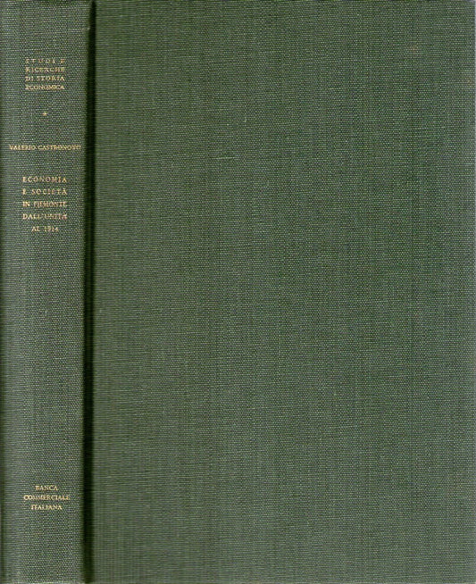 Economia e società in Piemonte dall'unità al 1914 - copertina