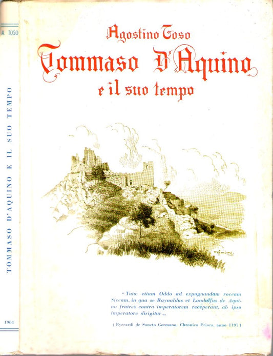 Tommaso D'Aquino e il suo tempo - copertina