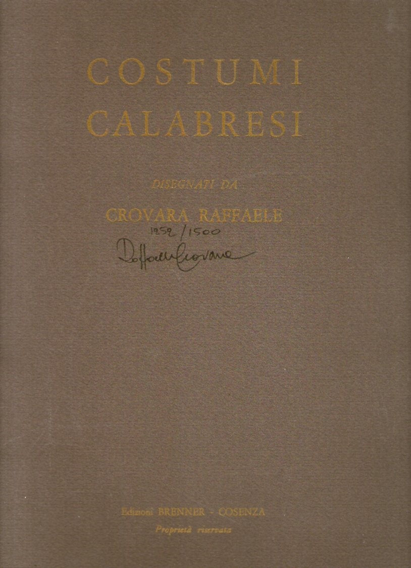 Costumi calabresi - copertina